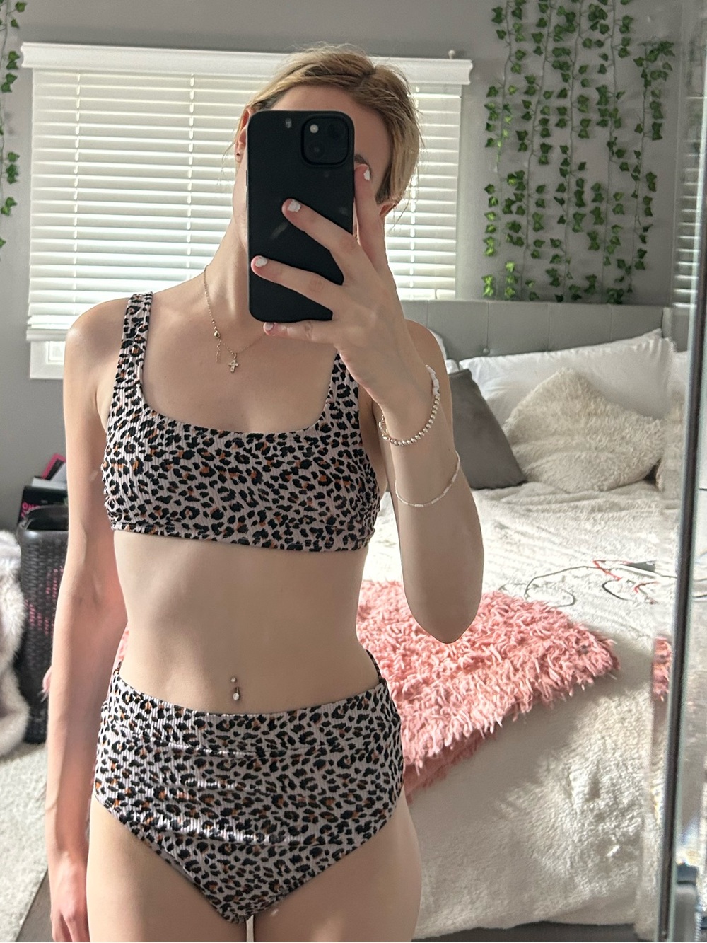 Leopard Print Bikini Set